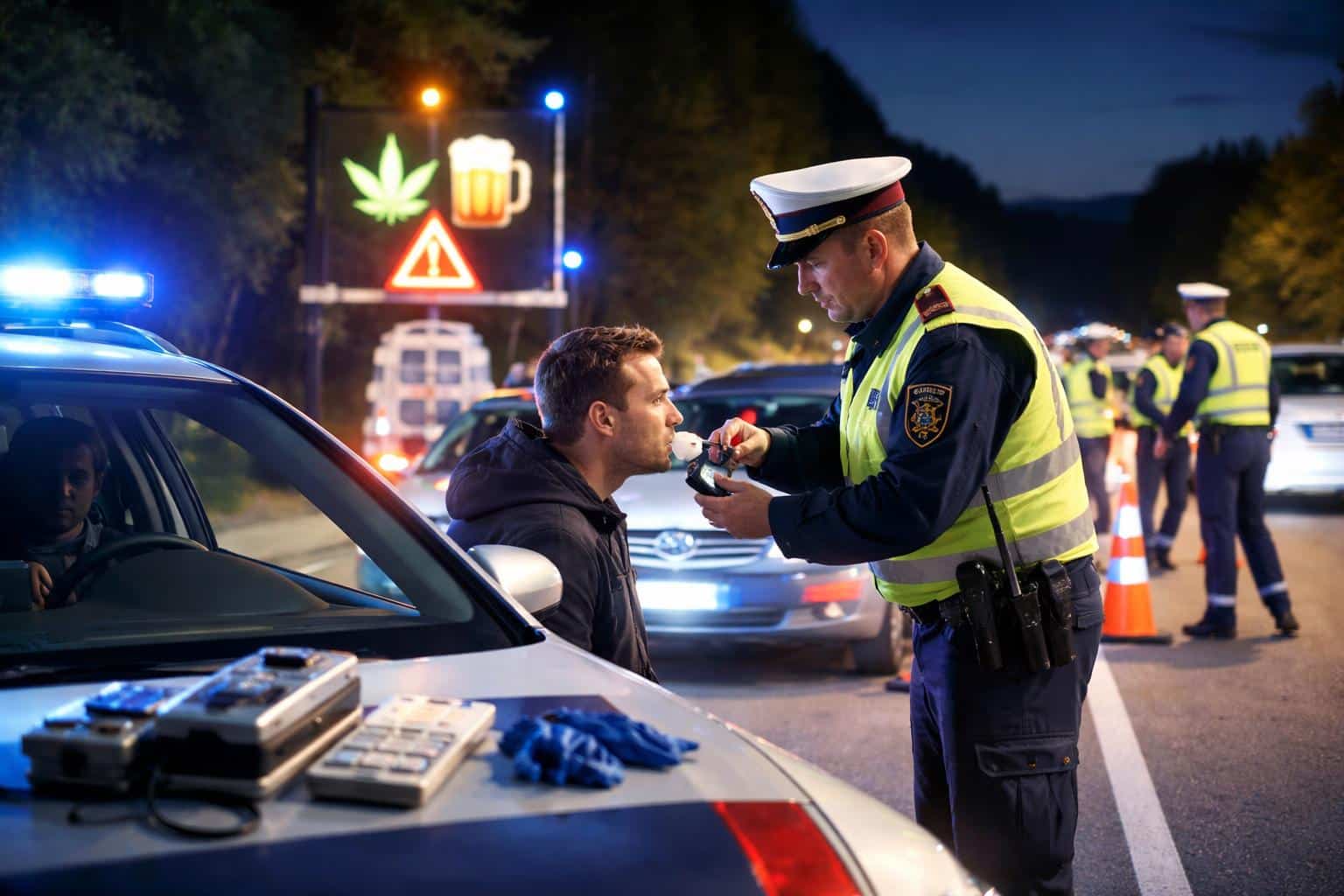 Landesweiter Verkehrsschwerpunkt gegen Alkohol und Drogen am Steuer