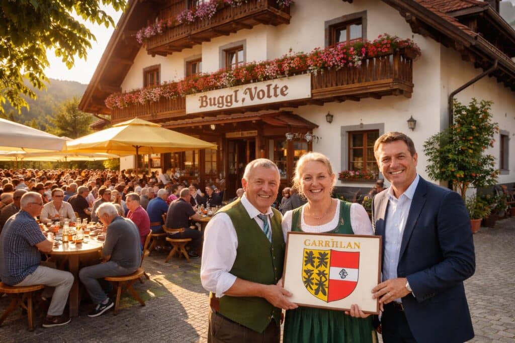 „Buggl Volte“ trägt jetzt das Landeswappen