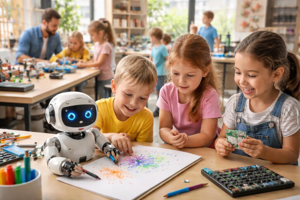 Kleine Forscher erlebten Technik hautnah