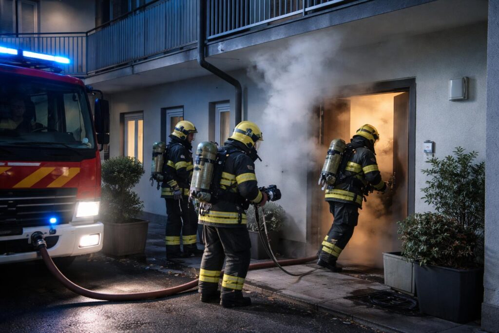 Rauchentwicklung und Wohnungsöffnung im Bezirk Völkermarkt