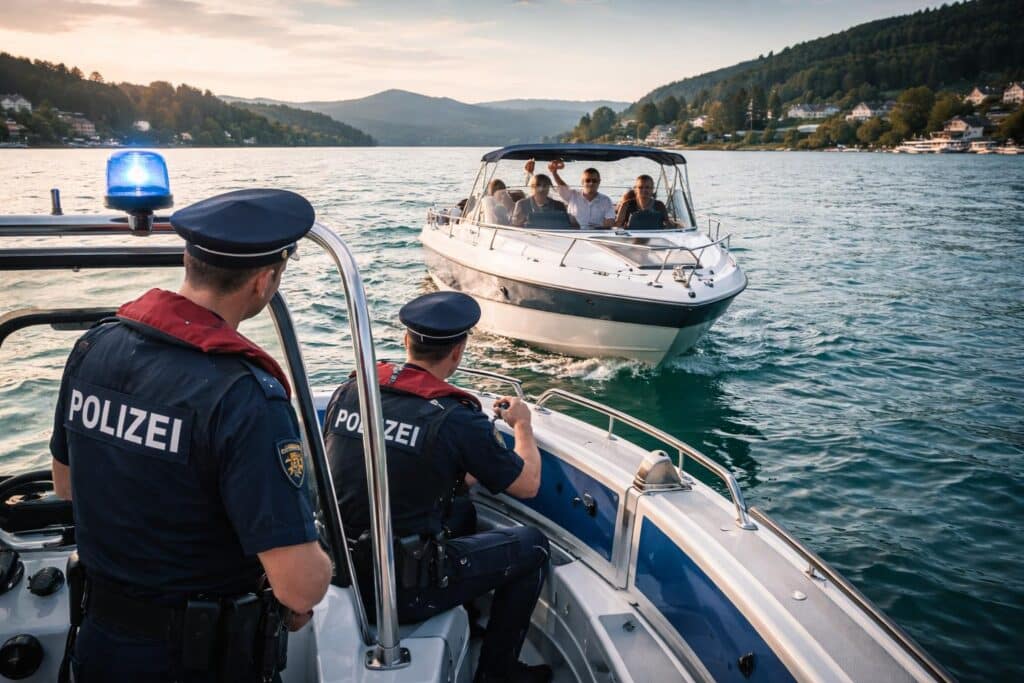 Alkoholisierter Bootslenker am Wörthersee gestoppt