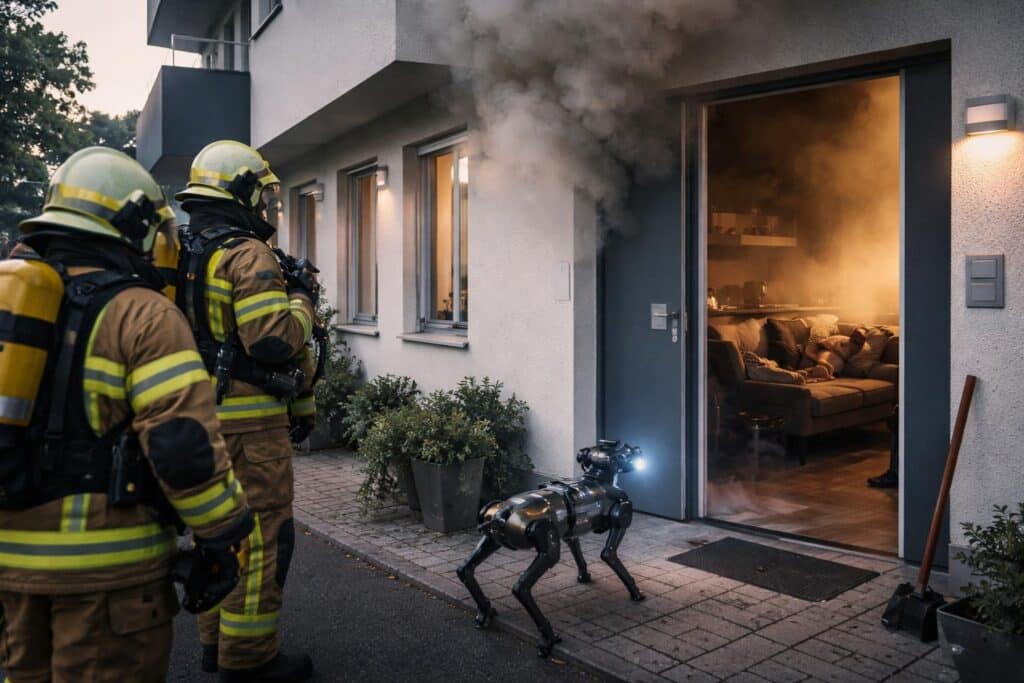 Rauch drang aus Wohnung, Mann war beim Kochen eingeschlafen