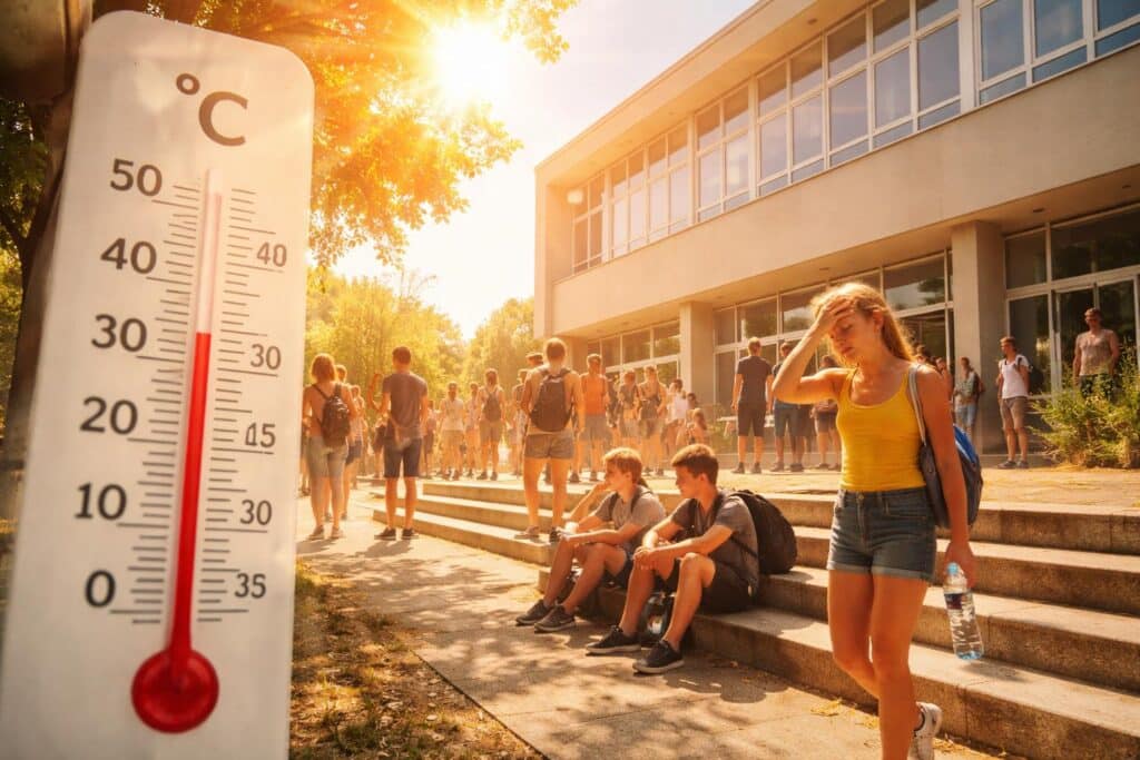 Sollen die Sommerferien wegen der Hitzewelle verschoben werden?