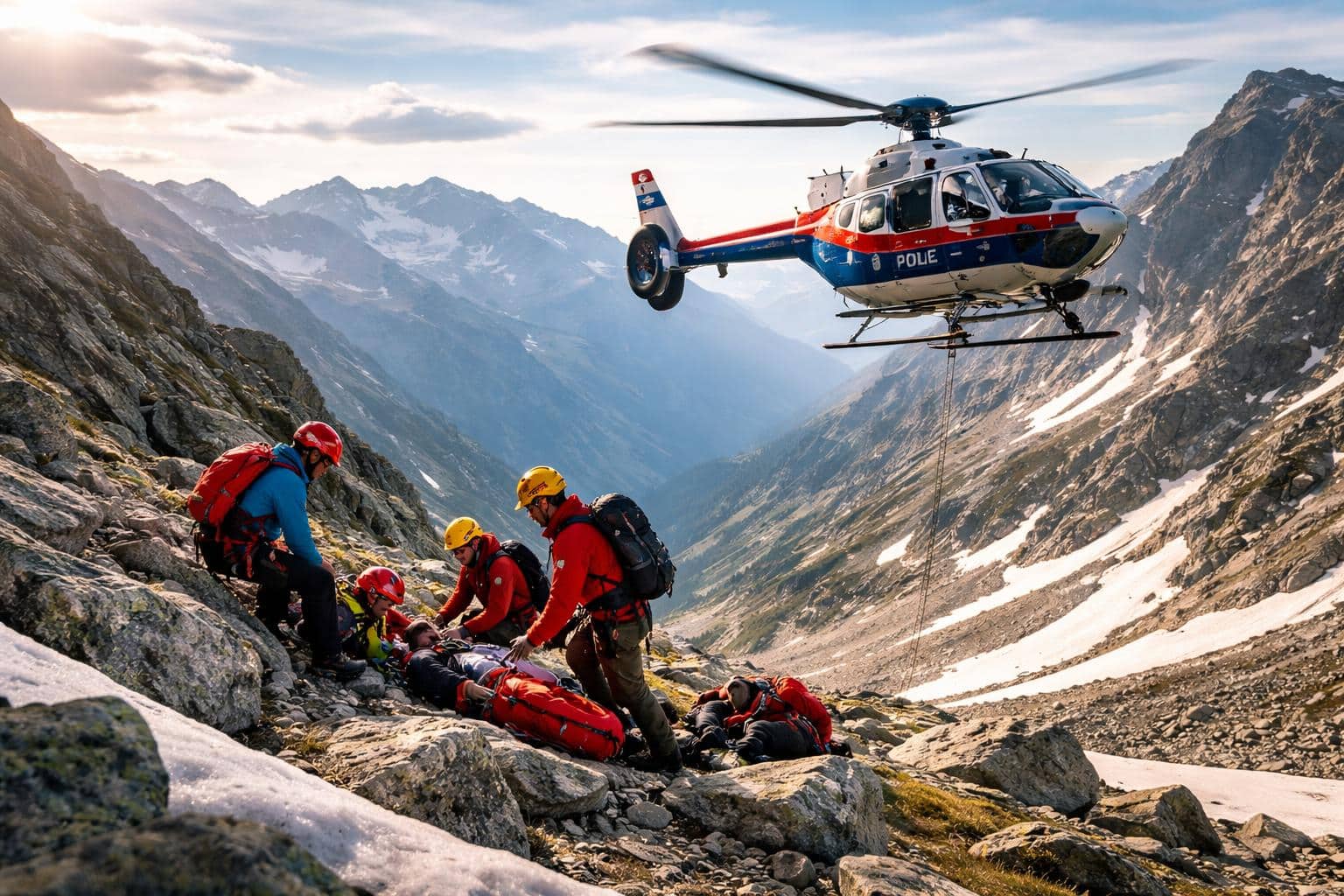 Schwerer Alpinunfall im Bezirk Spittal an der Drau