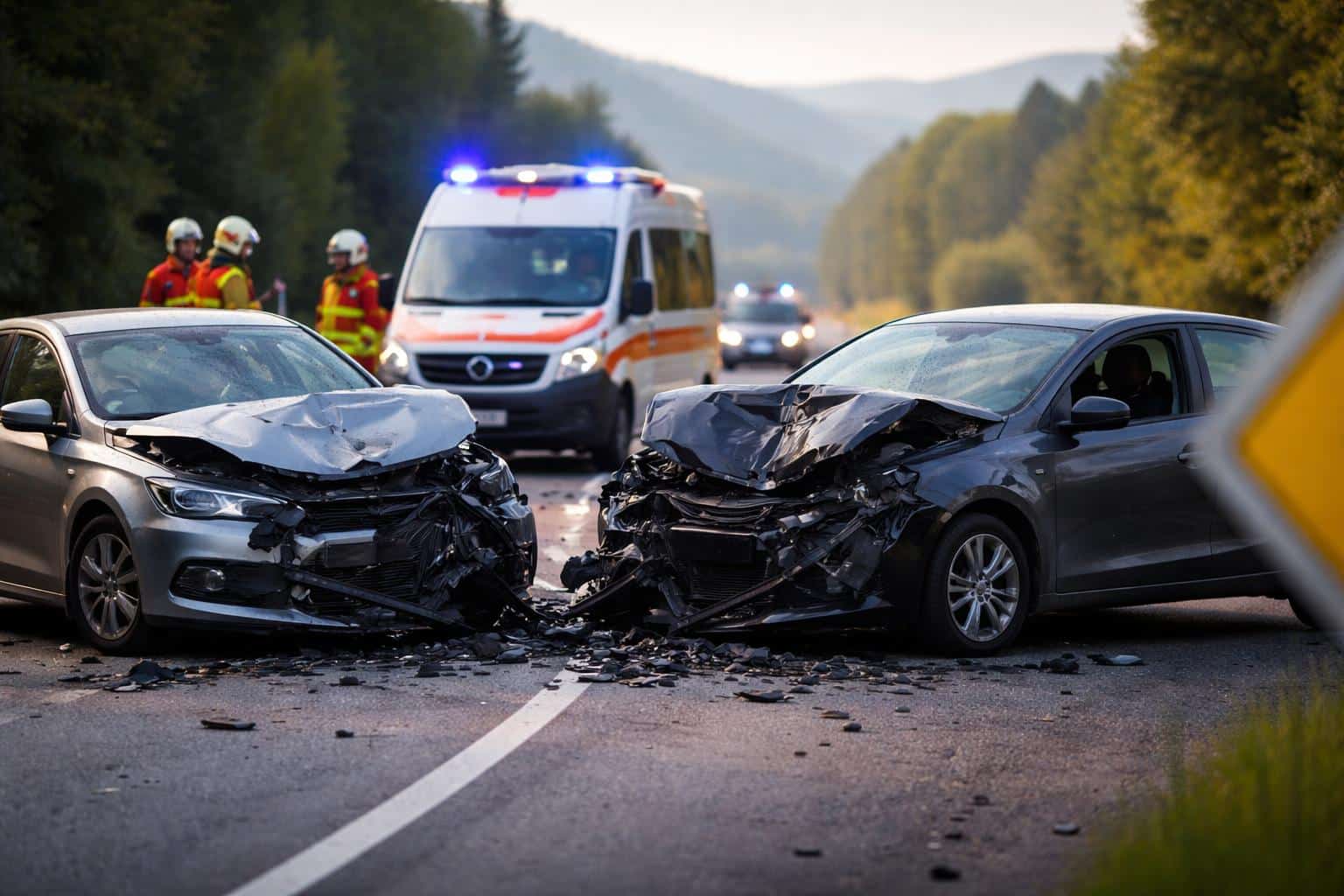 40-Jähriger bei Frontalcrash verletzt