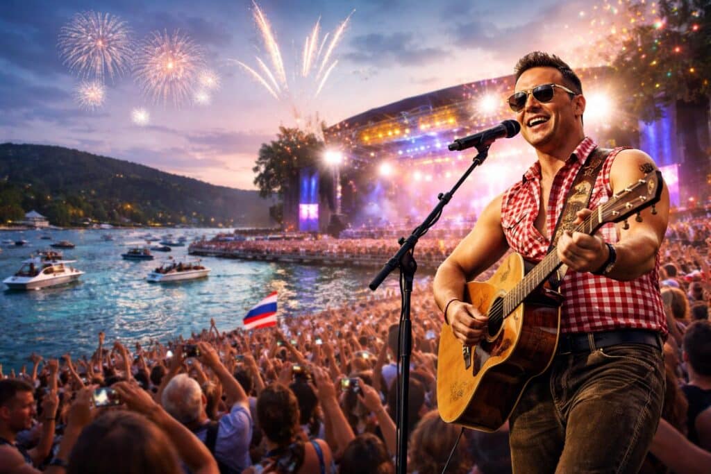 Andreas Gabalier als Überraschungsgast bei der STARnacht am Wörthersee
