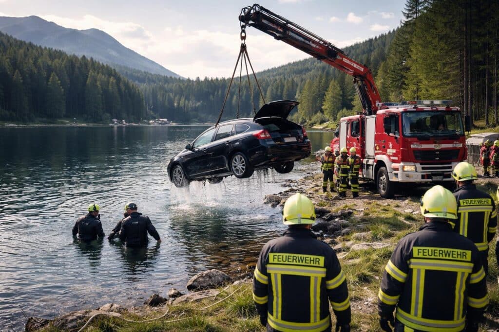 In Turracher See gestürzt: Lenker tödlich verunglückt