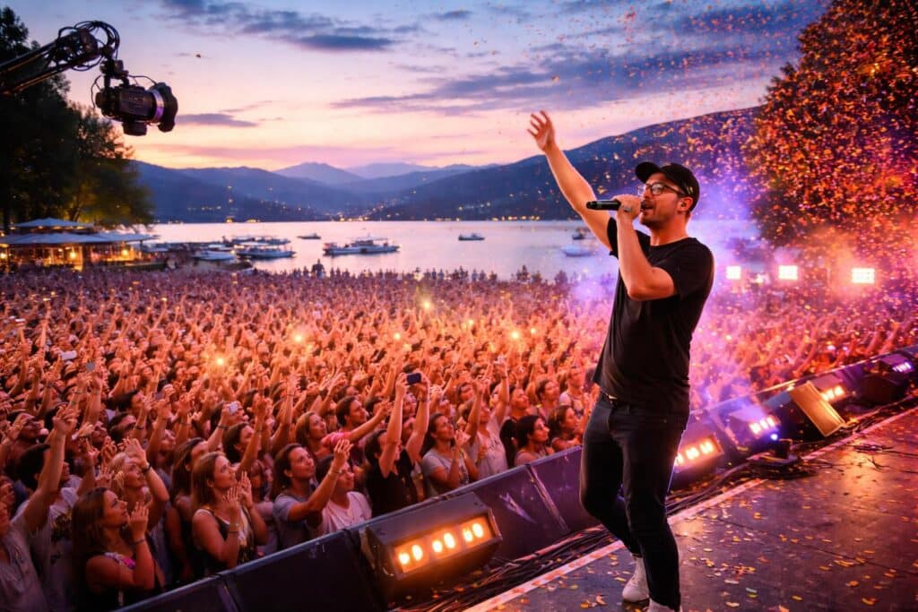 Mark Forster begeistert 5.500 Fans in der Klagenfurter Ostbucht