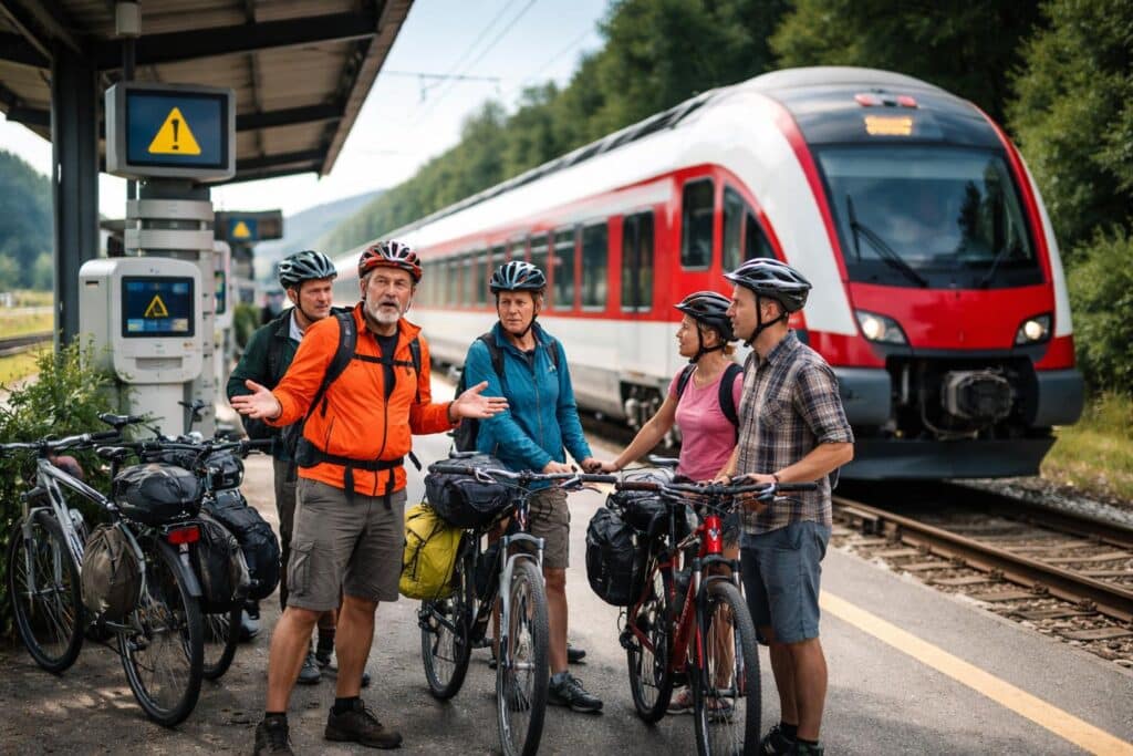 Falsches Ticket: Radfahr-Gruppe musste vorzeitig den Zug verlassen