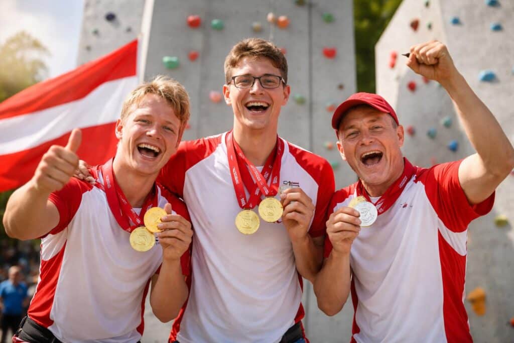 Kärntner Kletterteam holt fünf Medaillen