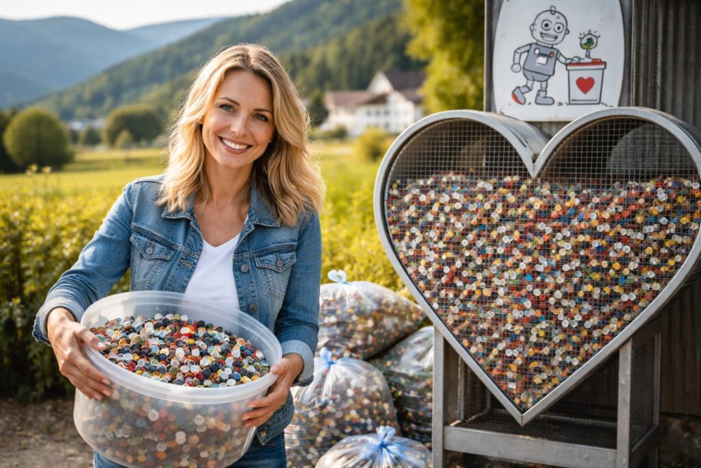 Herzalprojekt zum Mitmachen: Katja Tscherteu aus Gallizien sammelt weiter Kronkorken für den guten Zweck
