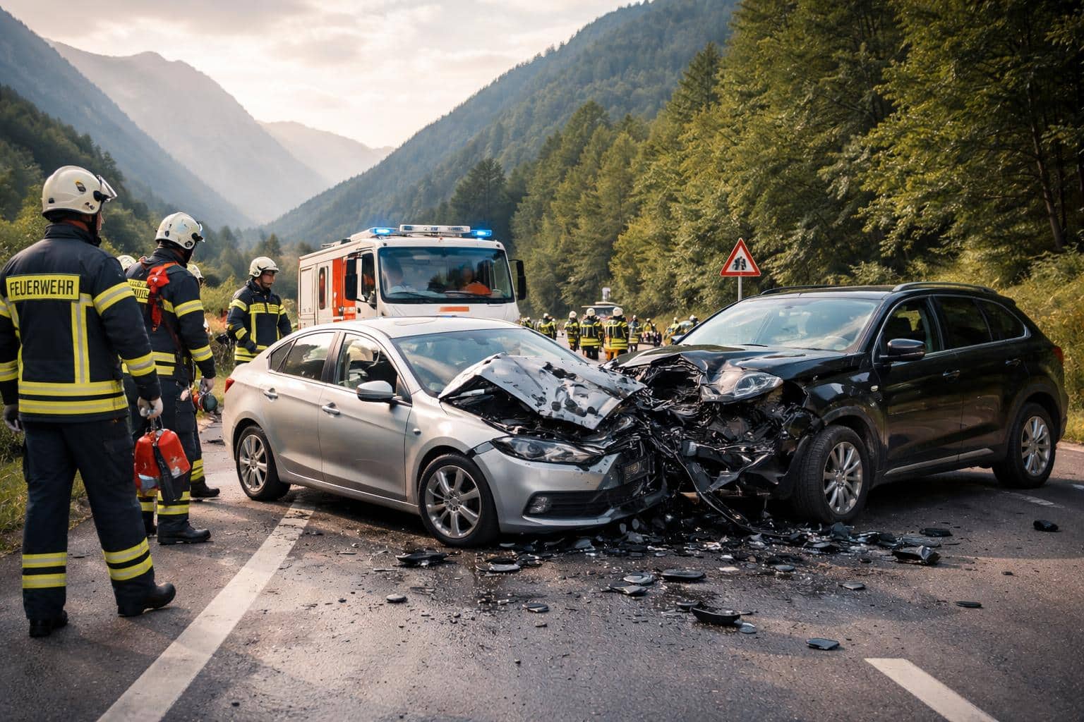 Verkehrsunfall mit Personenschaden Wnklern