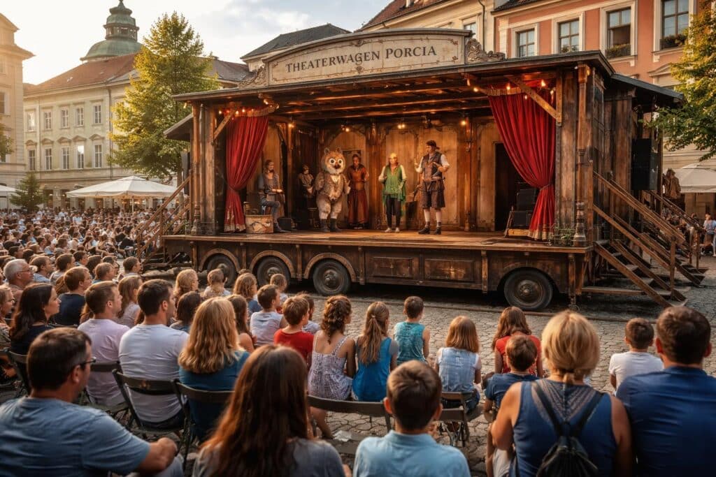 Theaterwagen Porcia kommt nach St. Veit