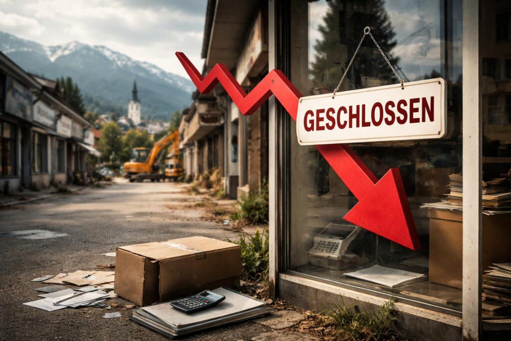 Insolvenzen in Kärnten nehmen weiter zu