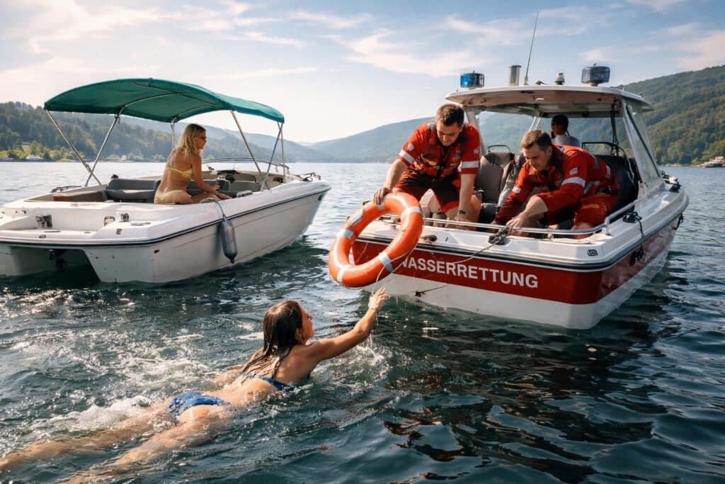 Dramatische Rettungsaktion auf Wörthersee