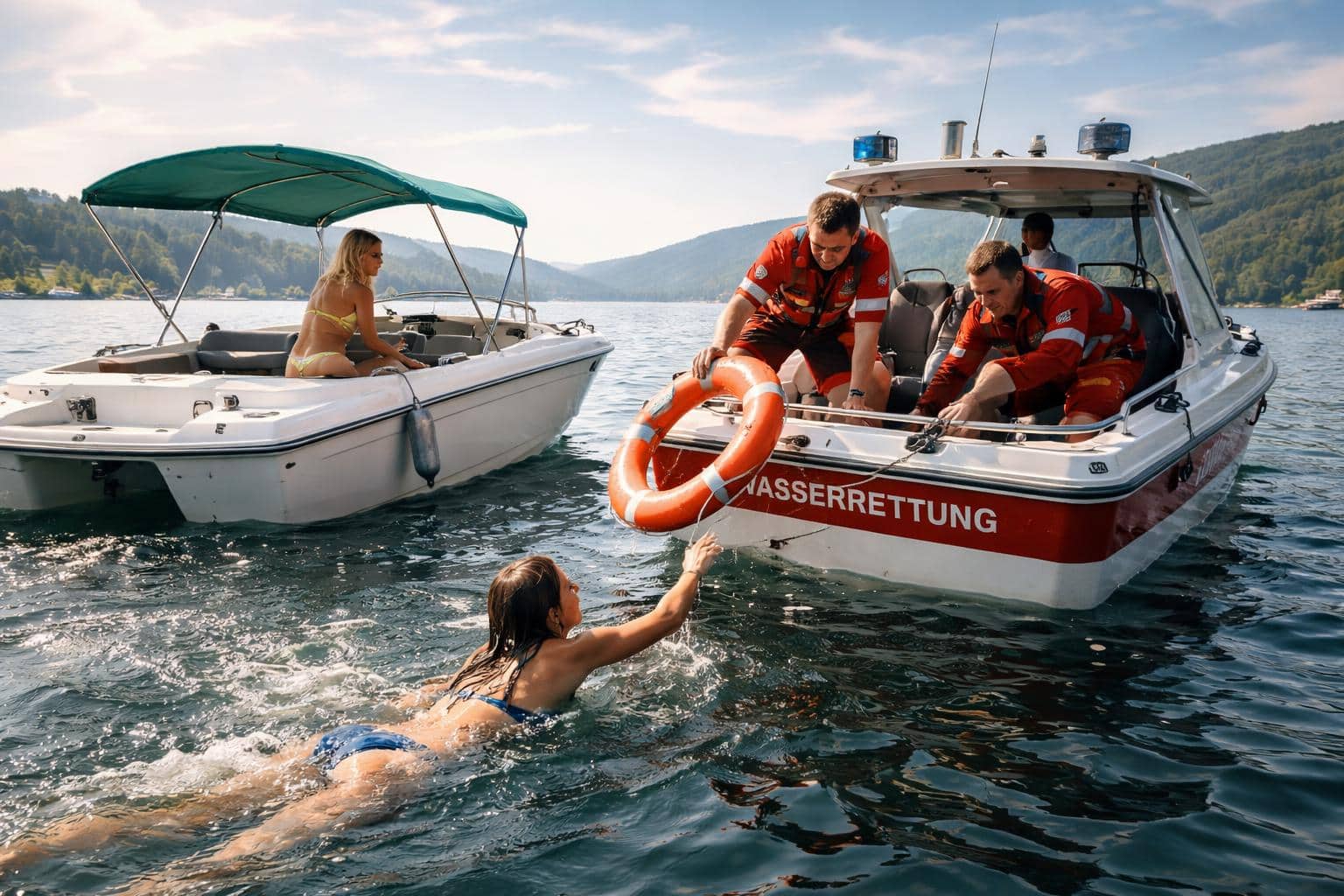 Dramatische Rettungsaktion auf Wörthersee