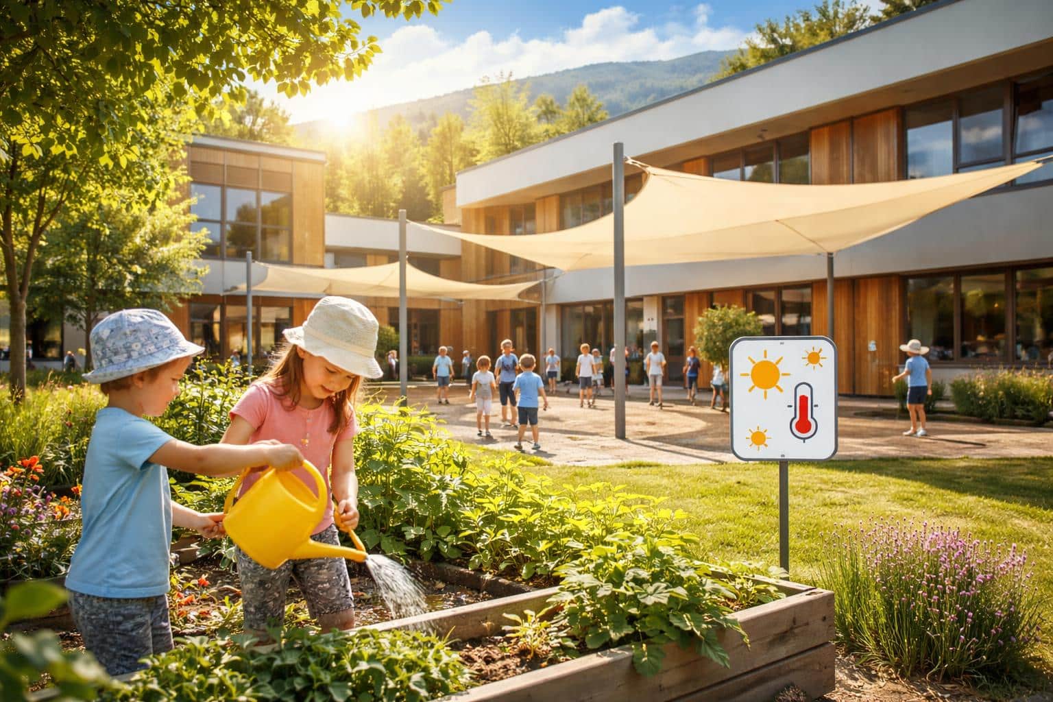 Klagenfurt: Hitzeschutz-Förderung für Volksschulen und Kindergärten