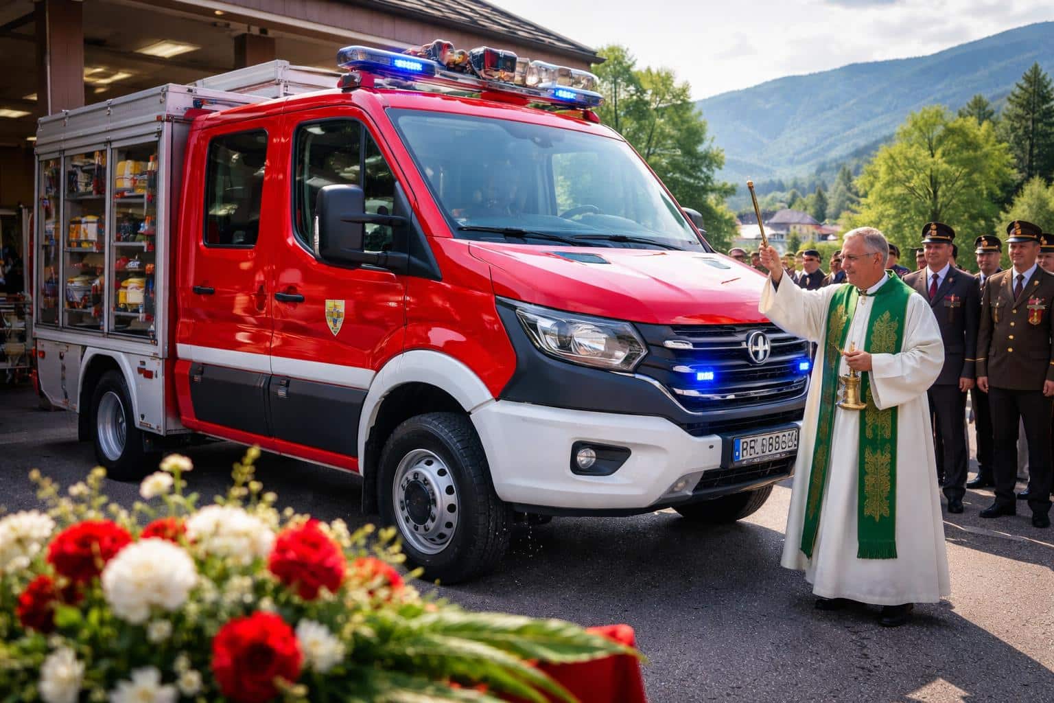 Neues Einsatzfahrzeug gesegnet