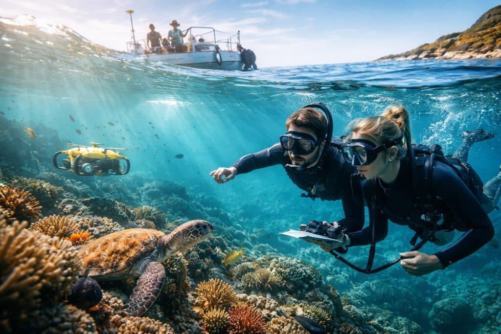 Mit Meeresbiologen in die Unterwasserwelt der Adria abtauchen