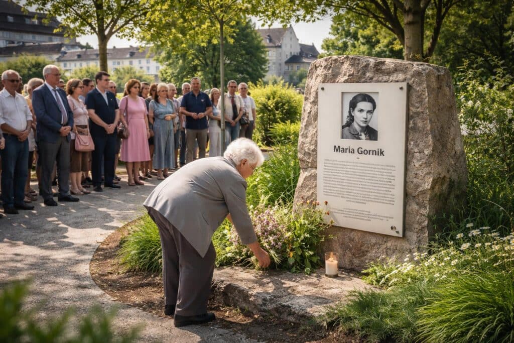 Grünes Eck erinnert an Maria Gornik