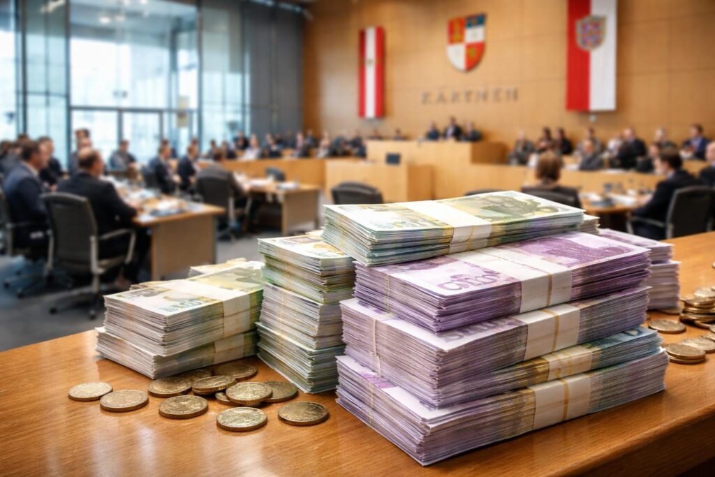 Schulden des Landes Kärnten steigen auf 4,31 Milliarden Euro