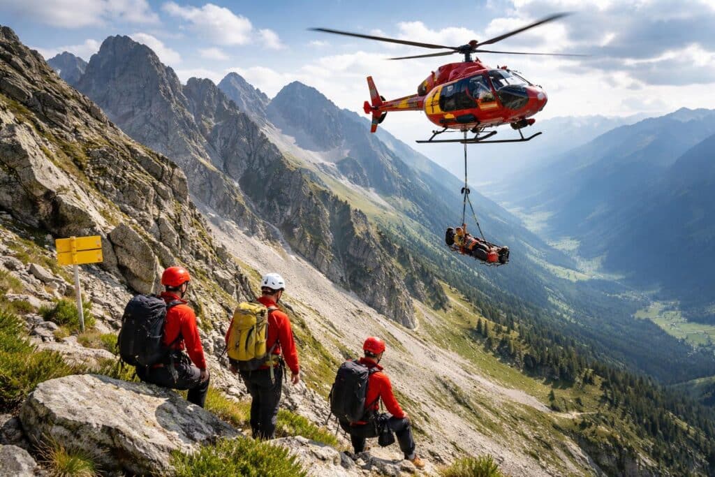 66-Jähriger stürzte bei Gipfelabstieg in steiles Gelände