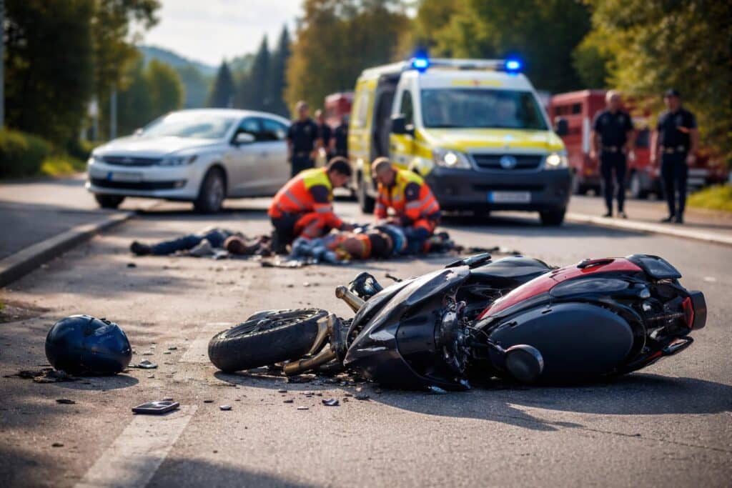 Einsatz in Villach: Zwei Verletzte nach schwerem Unfall mit Moped