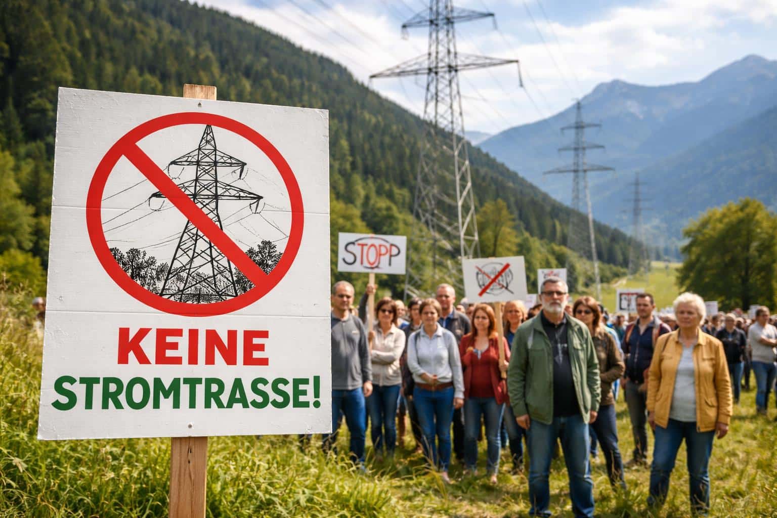 Bürgerinitiativen gegen Leitungsbau