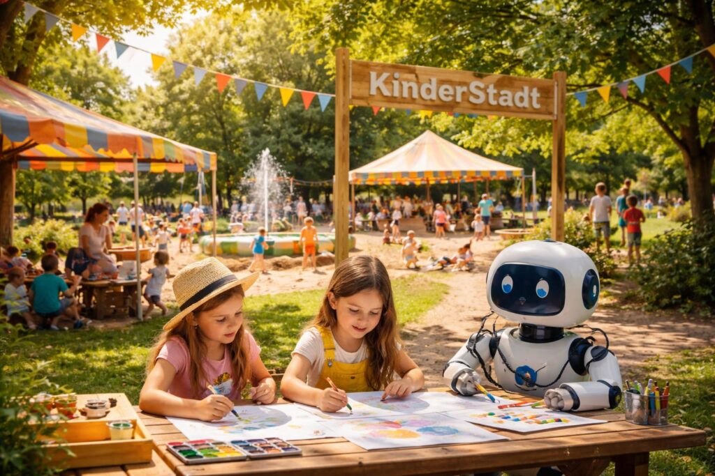 KinderStadt entlastet Familien im Sommer