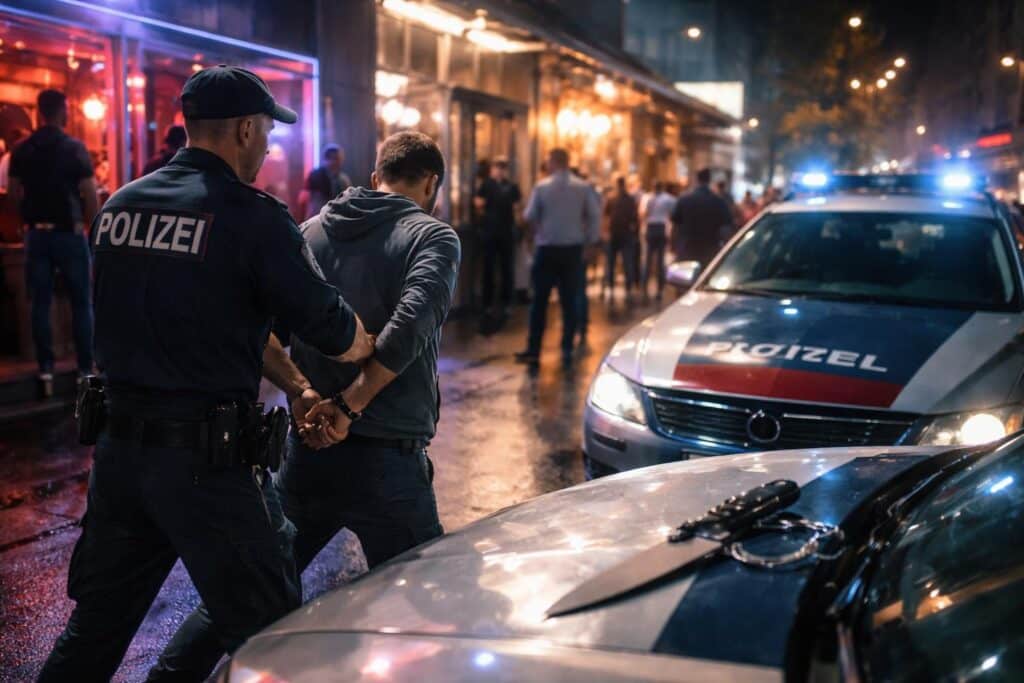 Festnahme nach Messerdrohungen in Klagenfurter Nachtlokalen
