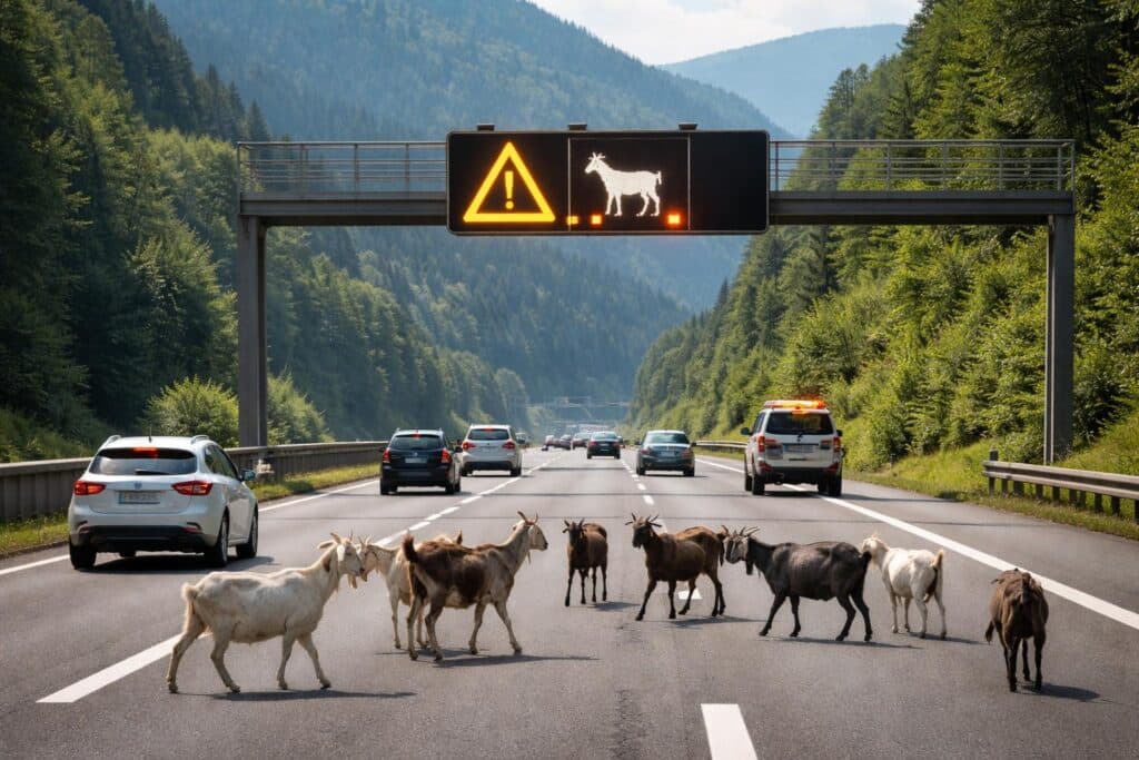 A2 Süd Autobahn, Graz Richtung Klagenfurt