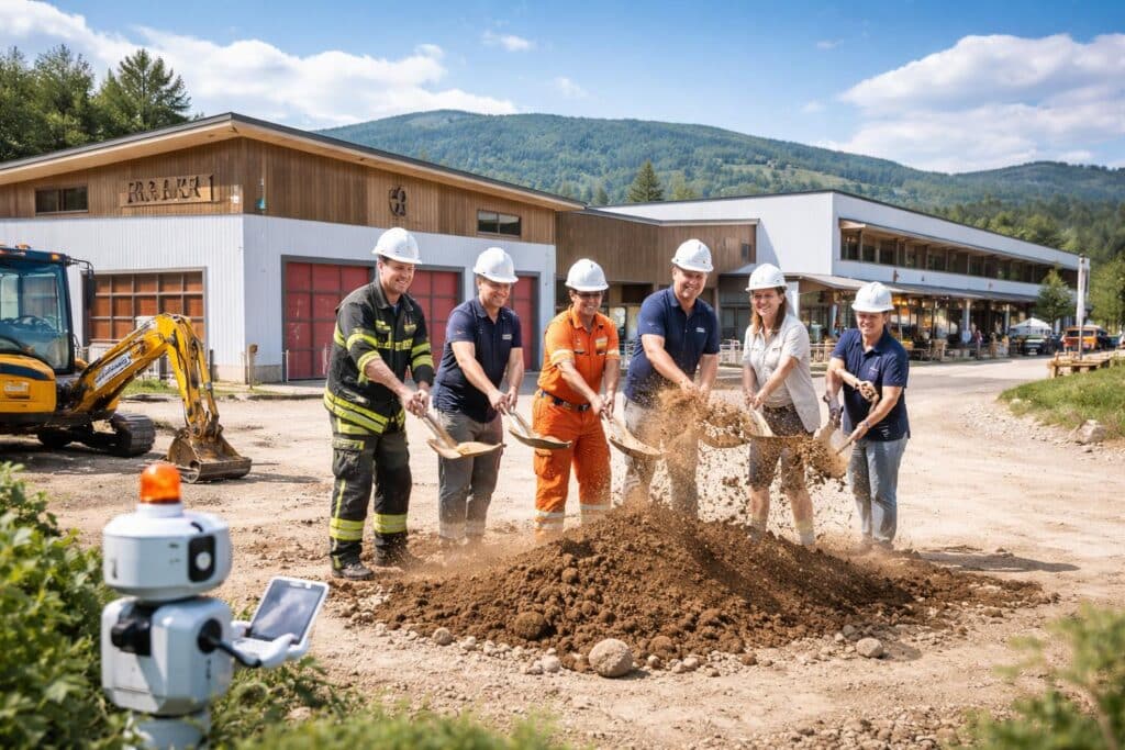 Spatenstich für modernes Infrastrukturzentrum