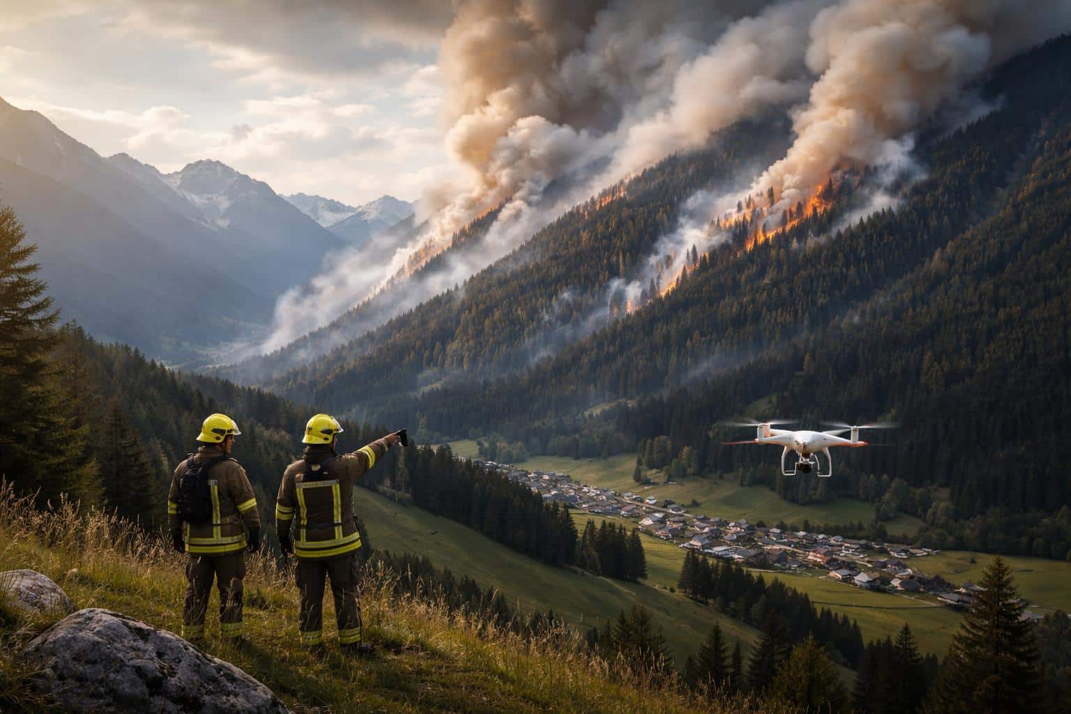 Waldbrand in Osttirol: „Bis Sonntagnachittag gibt es kein Brand Aus"