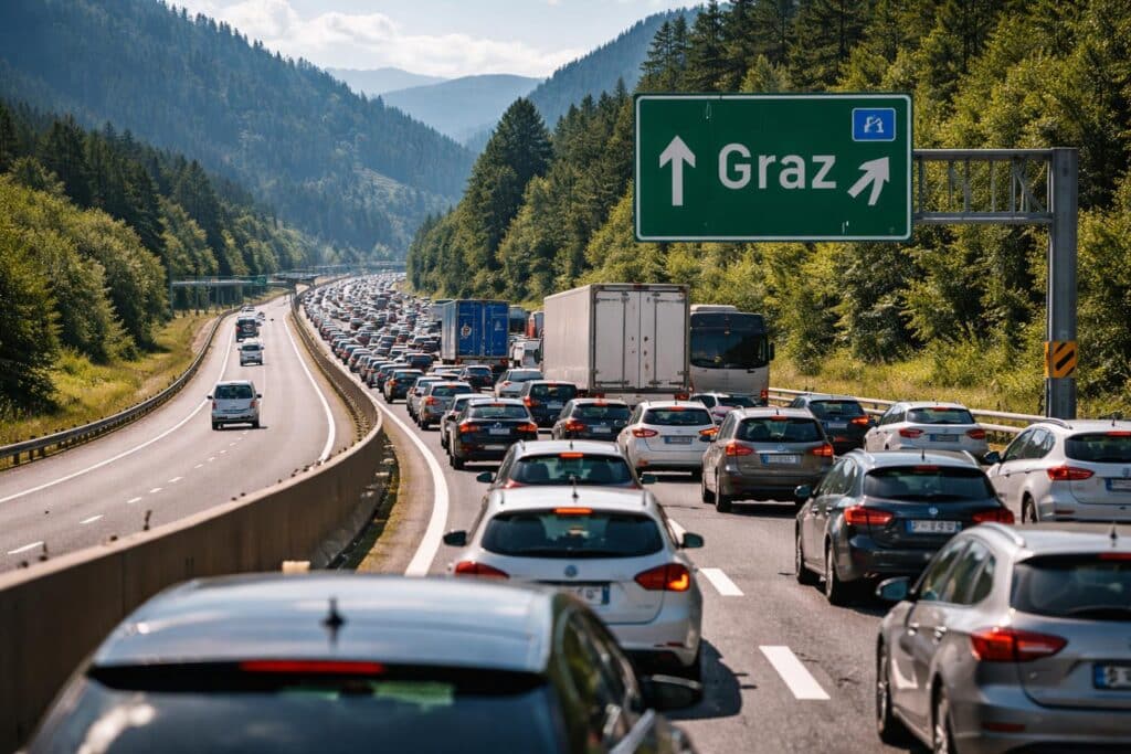 A2 Süd Autobahn, Klagenfurt Richtung Graz