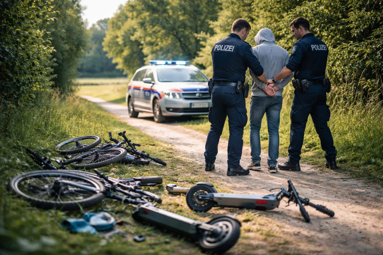 Verdacht des gewerbsmäßigen Diebstahls – Klärung, Festnahme
