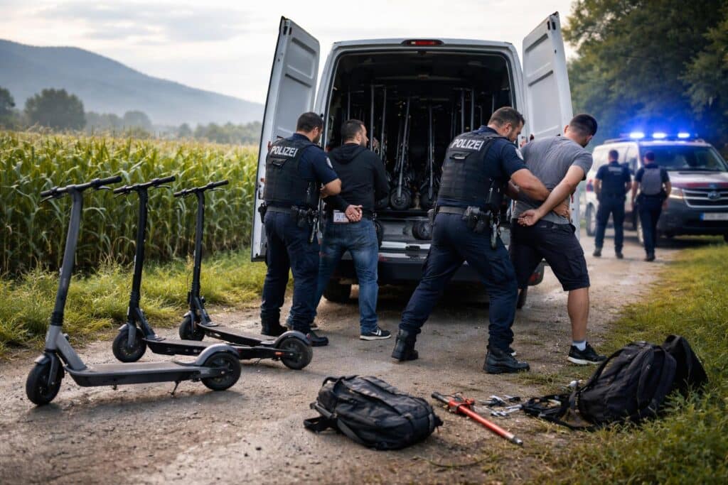 E-Scooter gestohlen: Bande gefasst