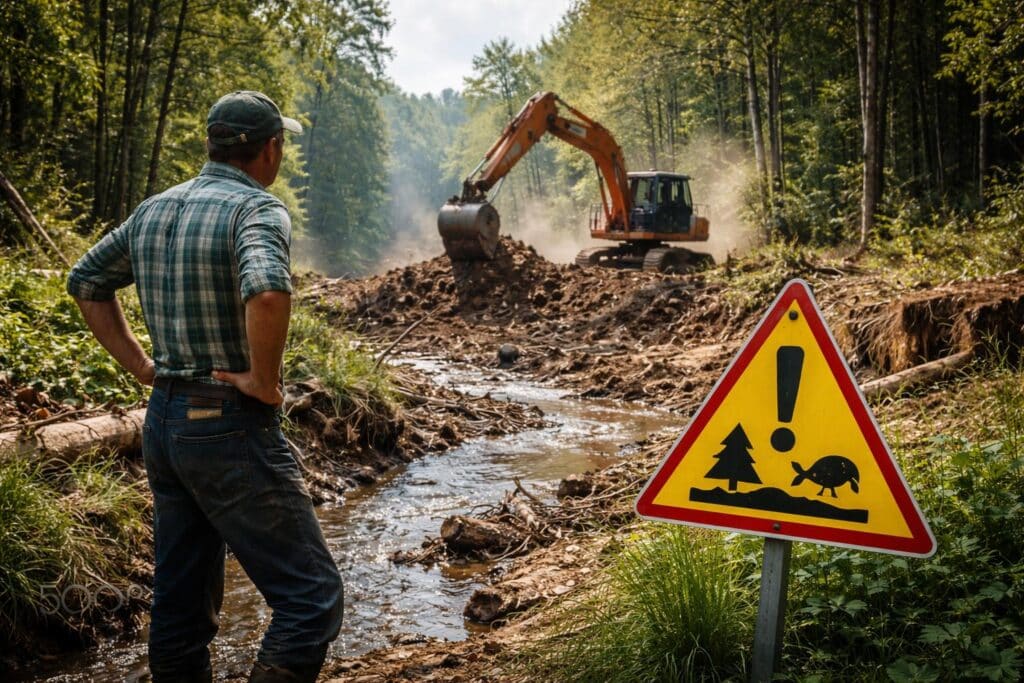 Umweltgefährdung: Landwirt verurteilt