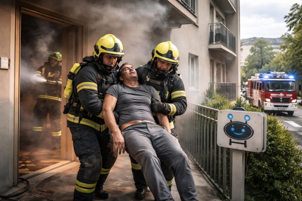 Heimrauchmelder: Feuerwehr rettete bewusstlosen Bewohner in Villach