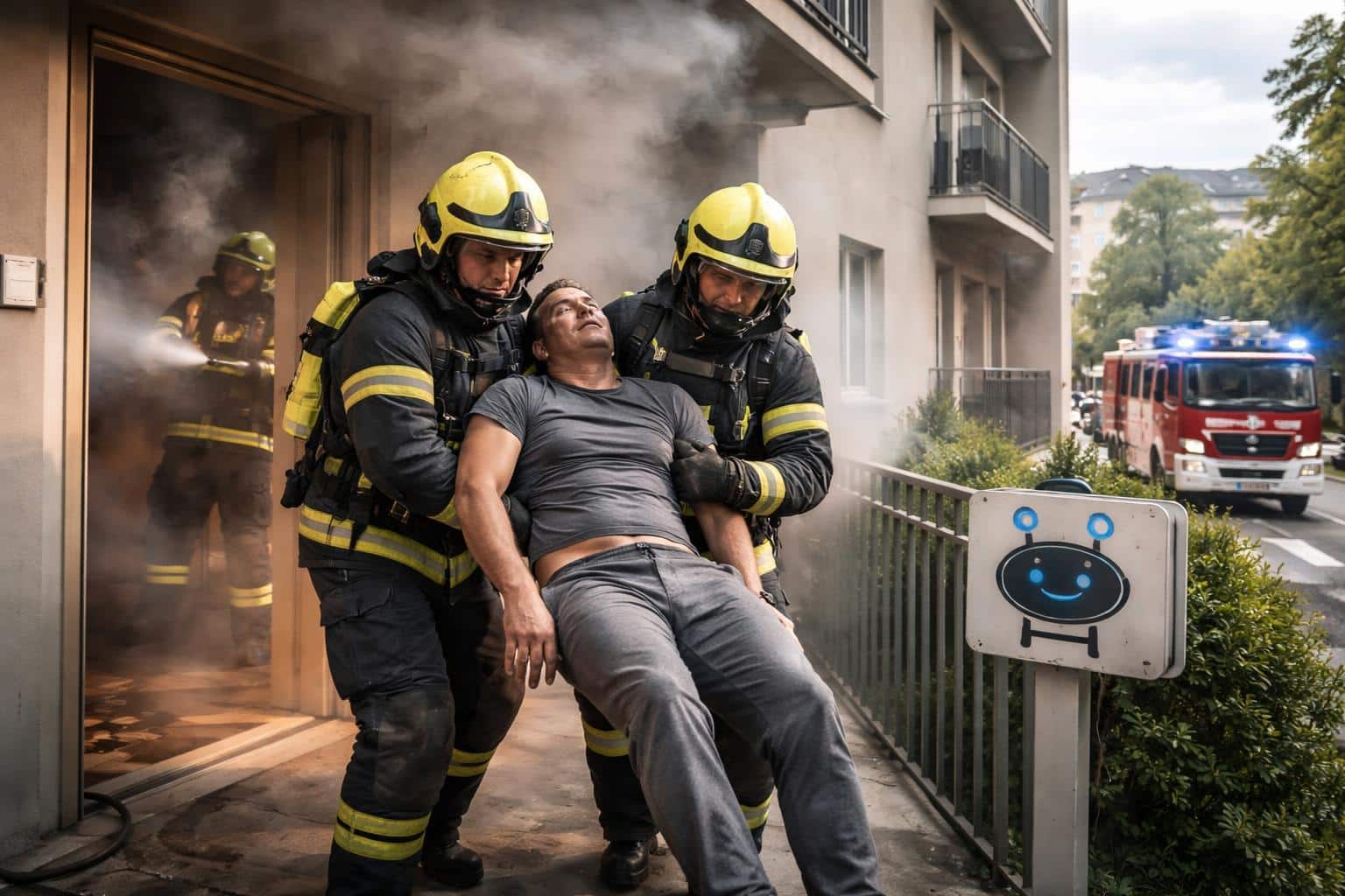 Heimrauchmelder: Feuerwehr rettete bewusstlosen Bewohner in Villach