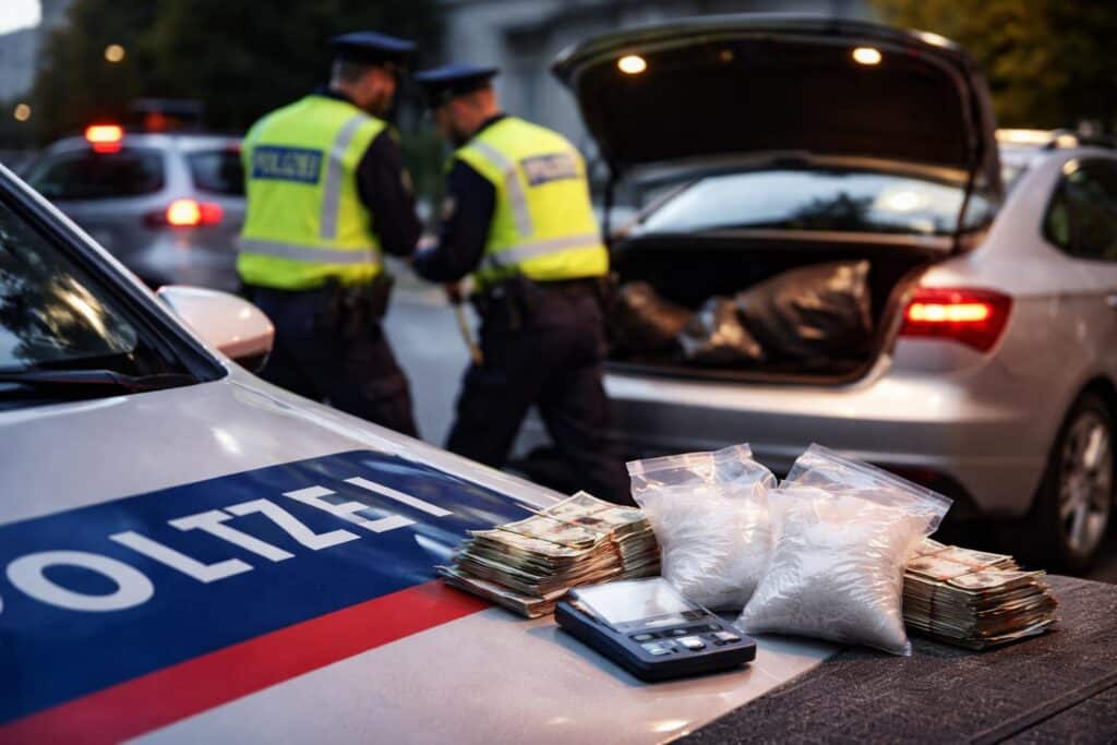 Kokain bei Verkehrskontrolle entdeckt