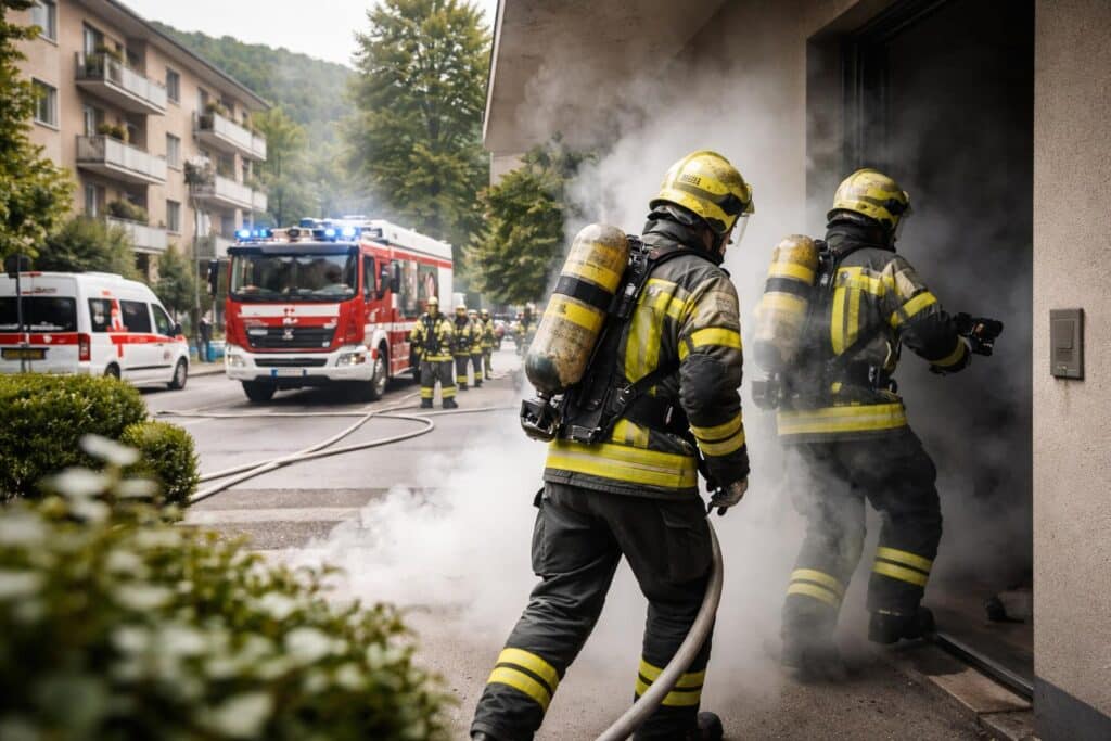 Rauchentwicklung in Wohnung in Villach
