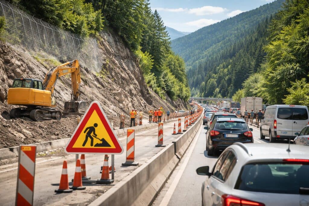 Die größten Baustellen auf Kärntens Straßen in diesem Sommer