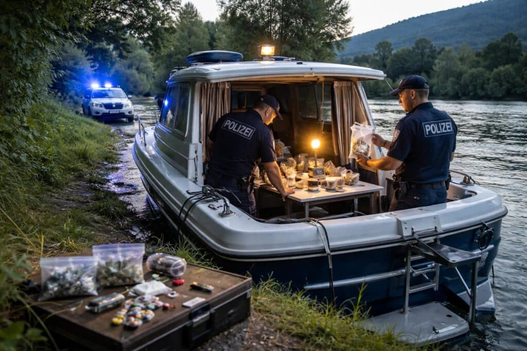 Verdacht des Suchtmittelbesitzes auf der Drau