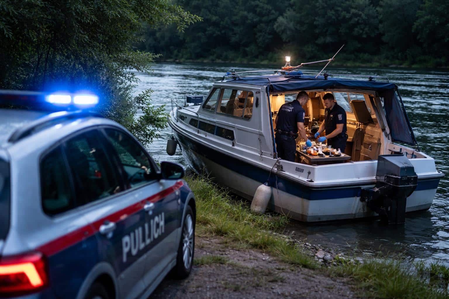 Verdacht des Suchtmittelbesitzes auf der Drau: Zwei Anzeigen nach Kontrolle bei Dullach