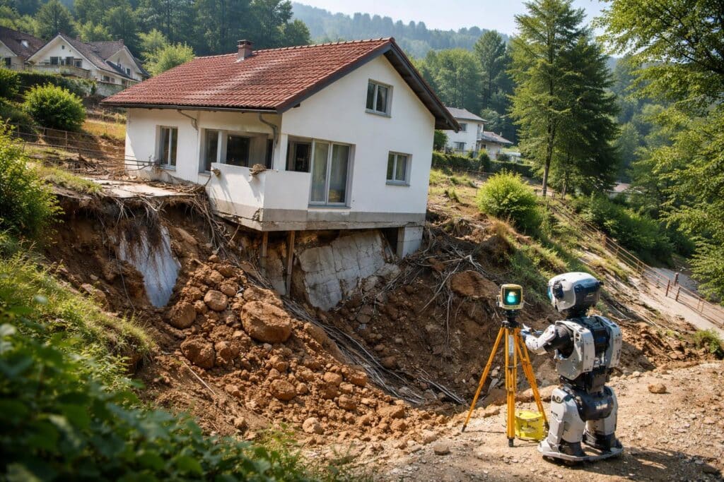 Hausbesitzerin bekommt 250.000 Euro, weil ihr Haus verrutscht ist