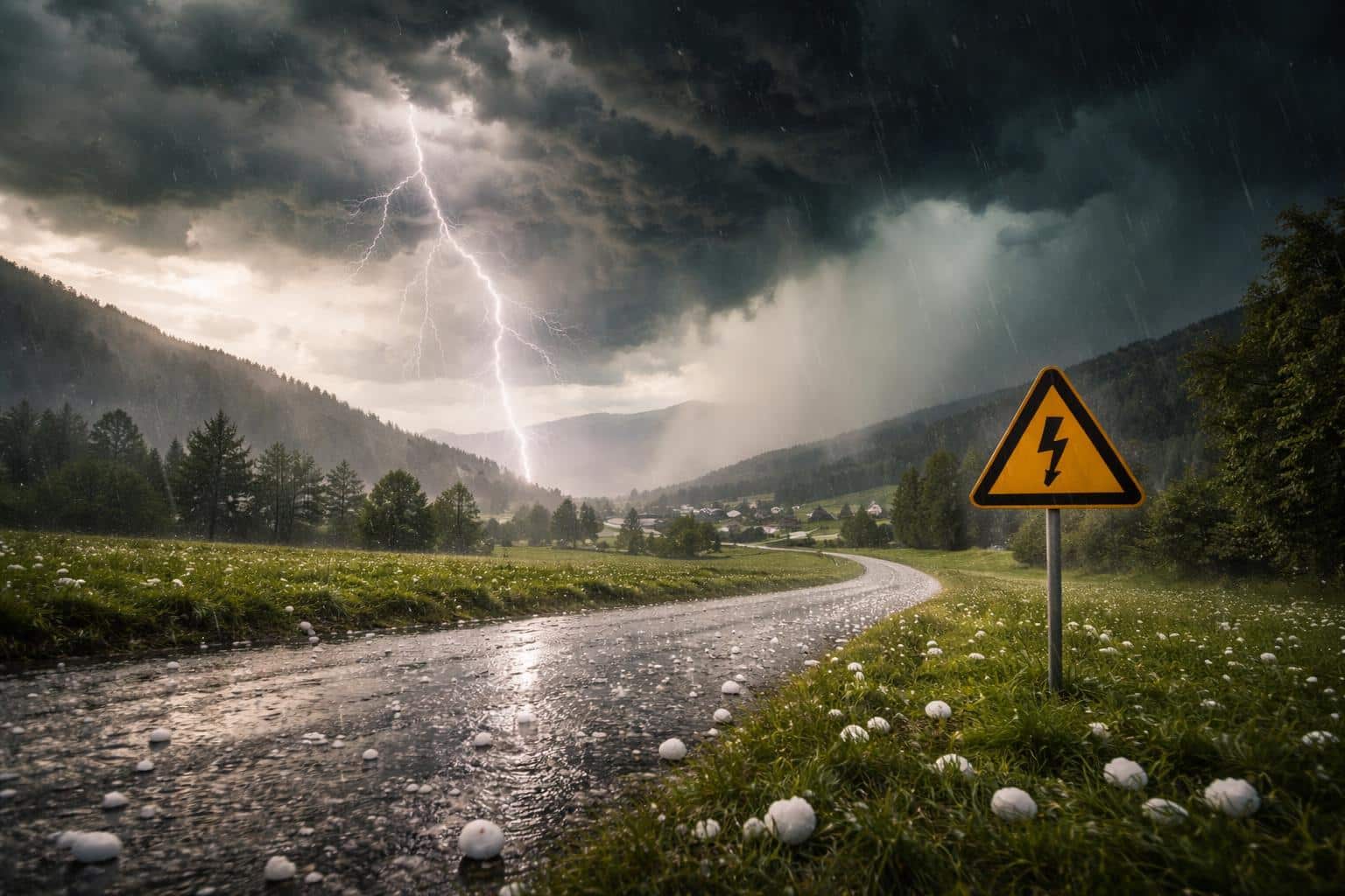 Kräftige Gewitter mit Hagel möglich