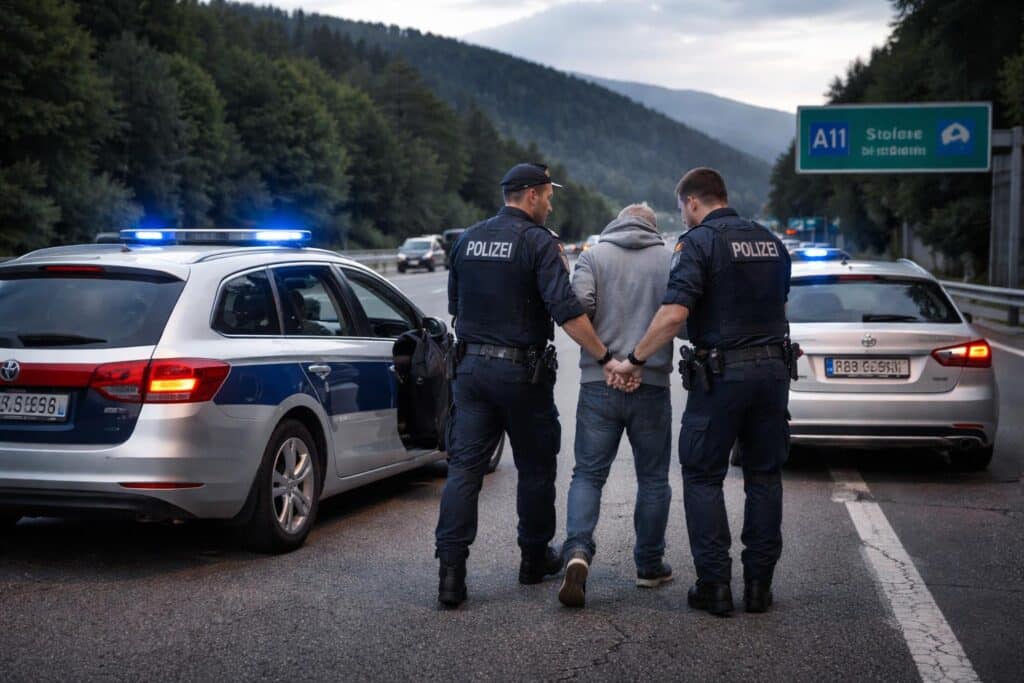 Fahndungserfolg auf der A11 in Rosenbach