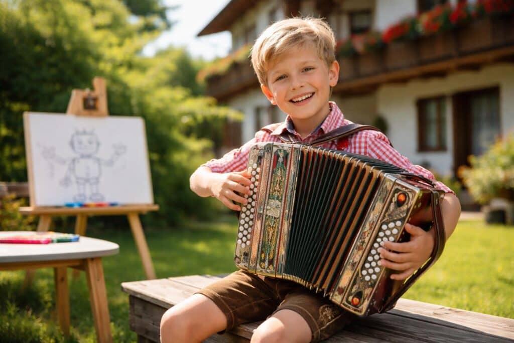 Das Ausnahmetalent auf der Harmonika