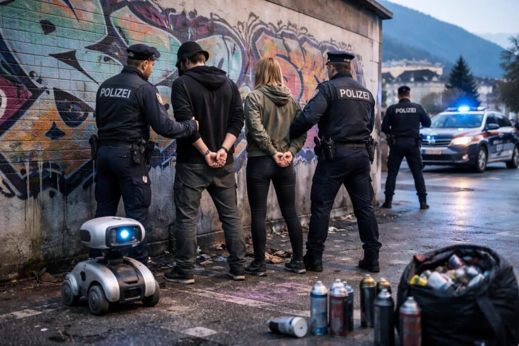 Drei Verdächtige nach 36 Graffiti-Fällen ermittelt