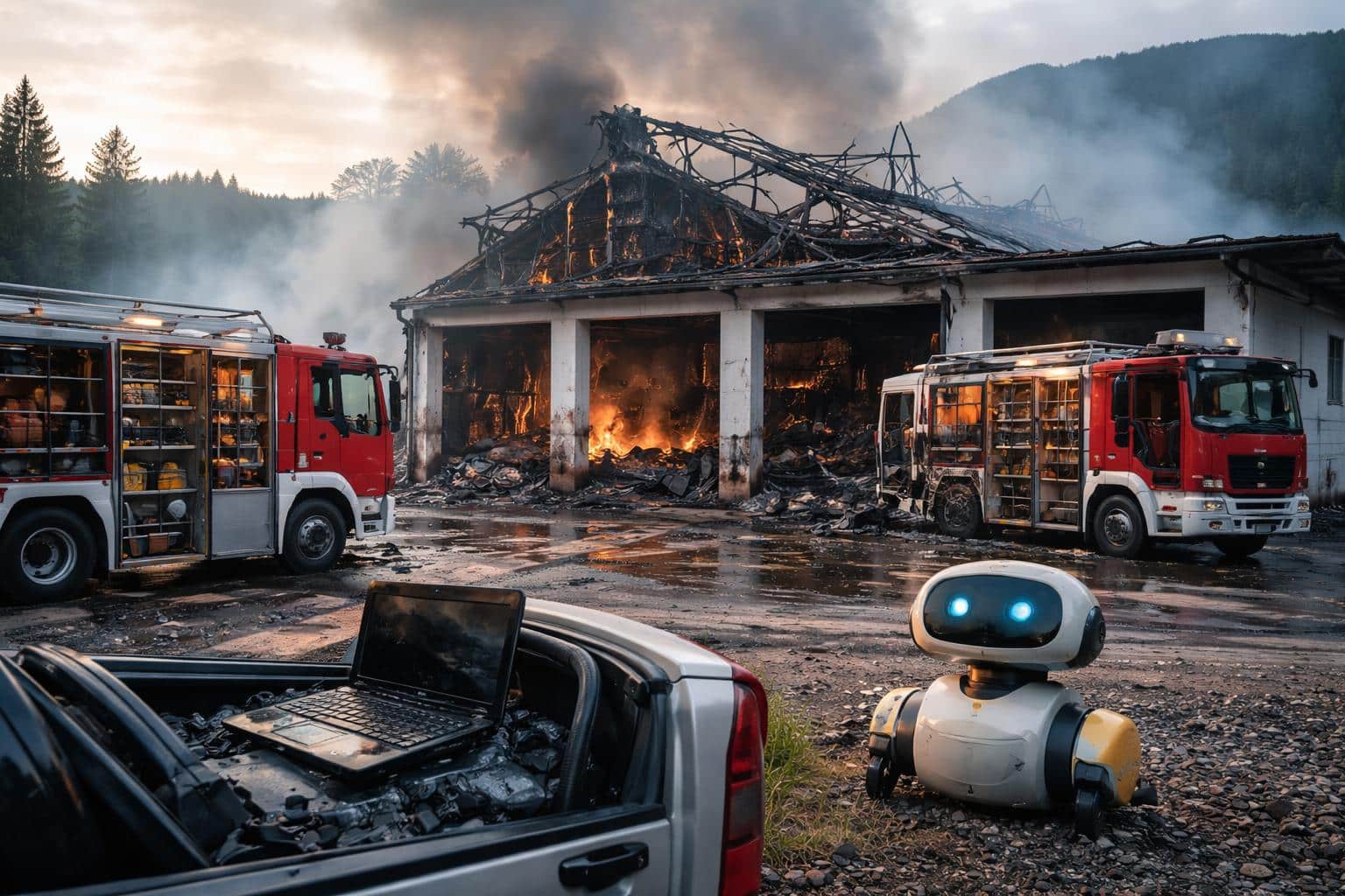 Rüsthaus brannte nieder: Ursache für Großbrand bei der Feuerwehr geklärt